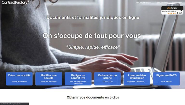 Comment créer une entreprise en ligne avec Contract Factory